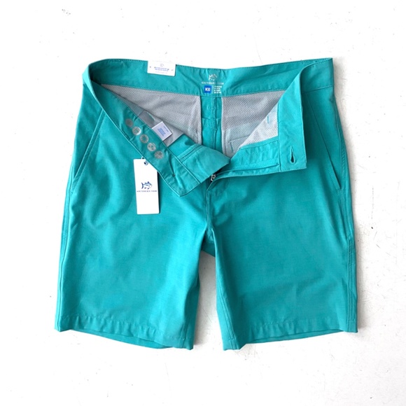 Southern Tide Nwt Men's 9" Heather Tidal Wave T3 Gulf Shorts 30 - Picture 2 of 4